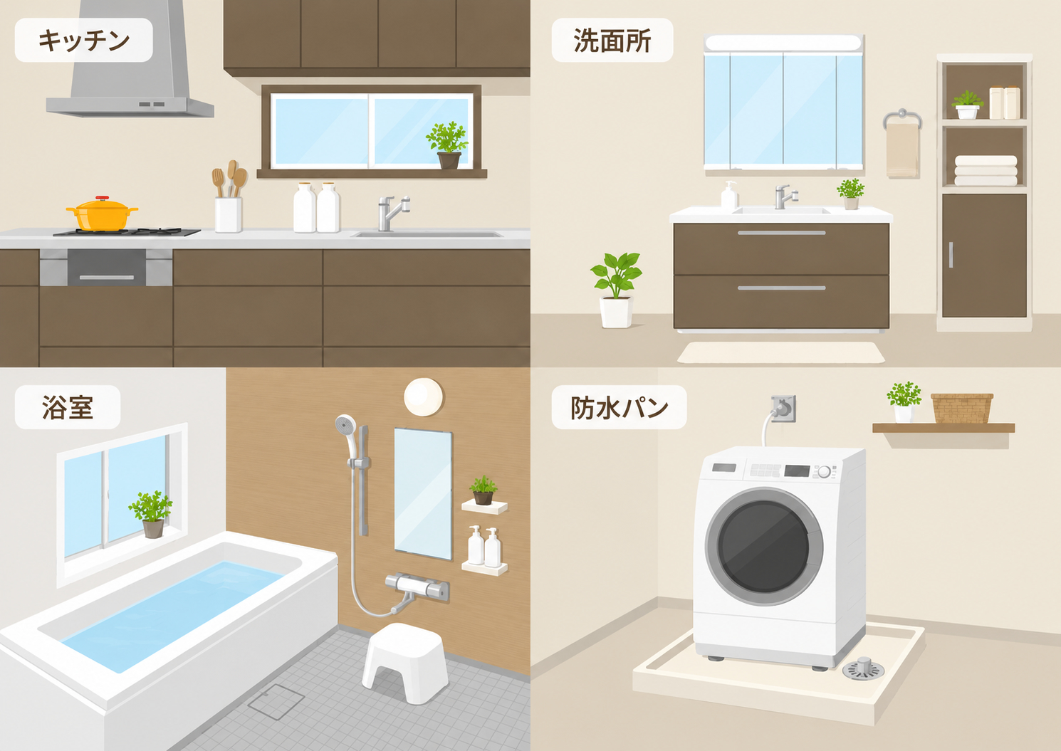 おそうじ対象箇所